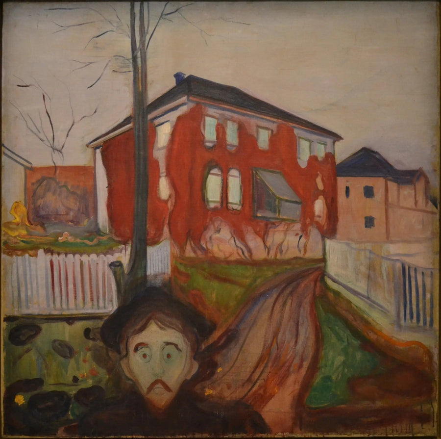 De rode wilde wingerd - Edvard Munch