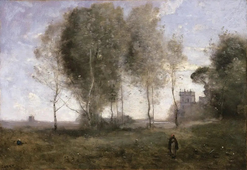Het Zwarte dennenbos - Jean-Baptiste Camille Corot