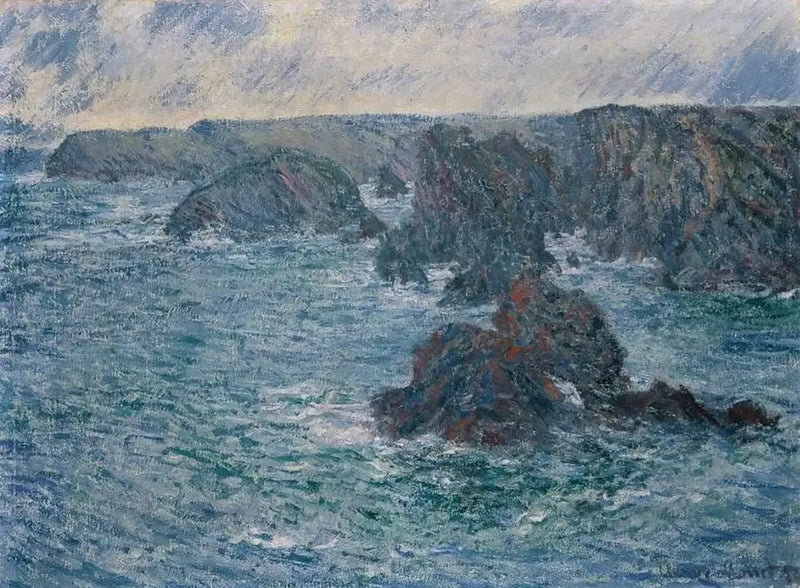 De stad Belle-Île - Claude Monet