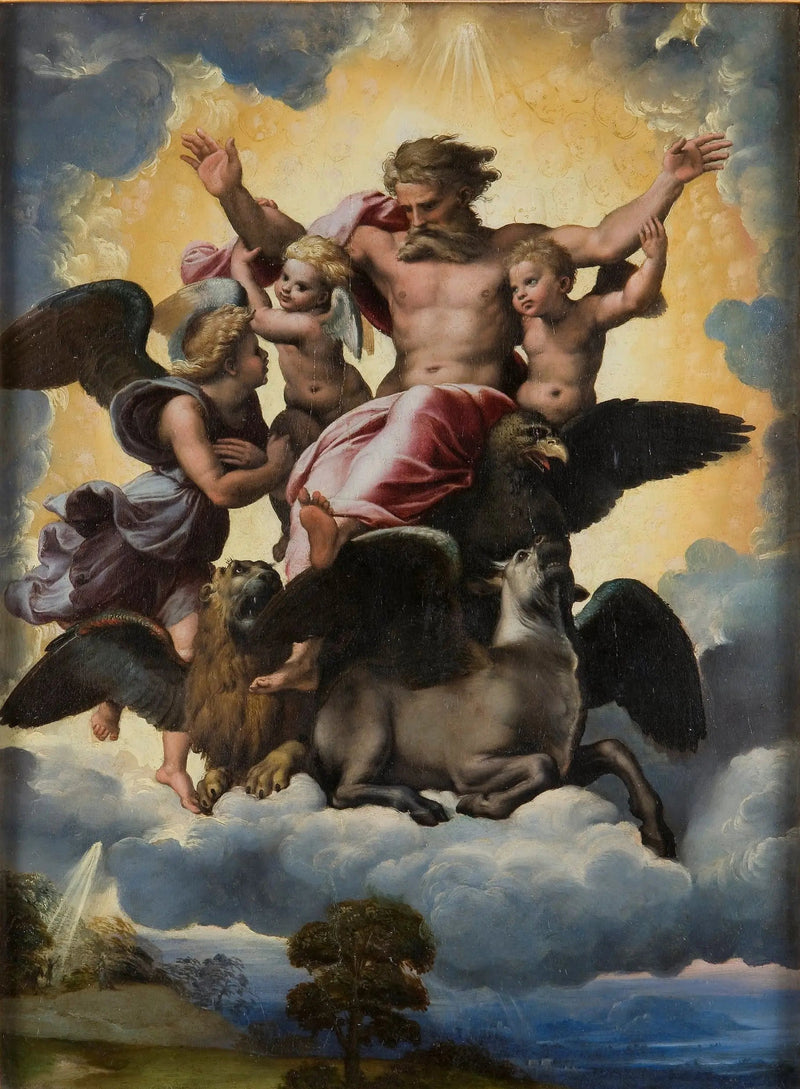 De Visie van Ezechiël - Raphael Sanzio