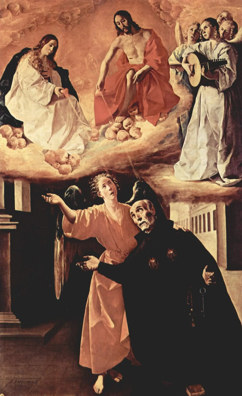 De Visie van Sint Alonso Rodriguez - Francisco de Zurbarán