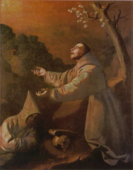 De visie van Sint Franciscus - Francisco de Zurbarán