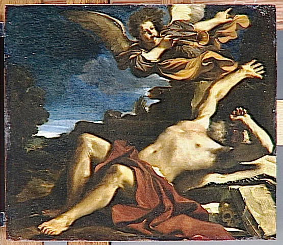 De Visie van Sint-Jerome - Guercino