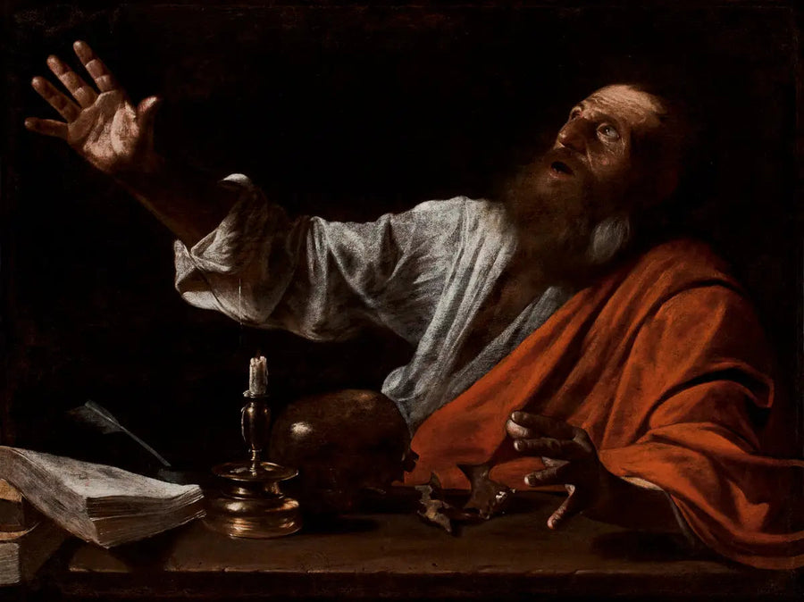 De visie van Sint Jeroen - Caravaggio
