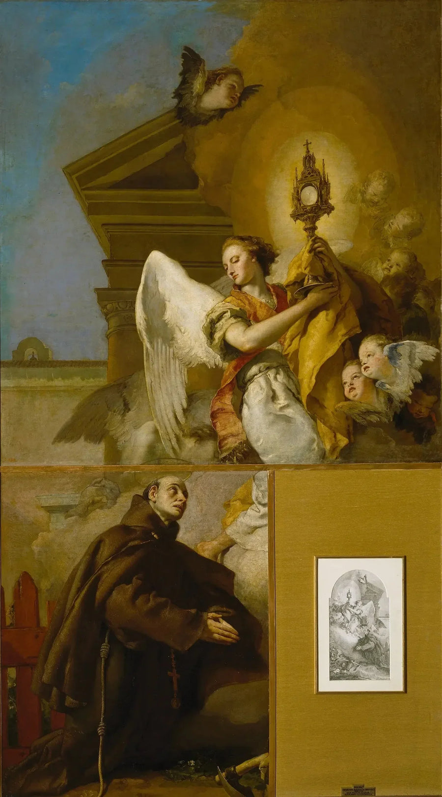 De visie van Sint Pascal Baylon - Giovanni Battista Tiepolo