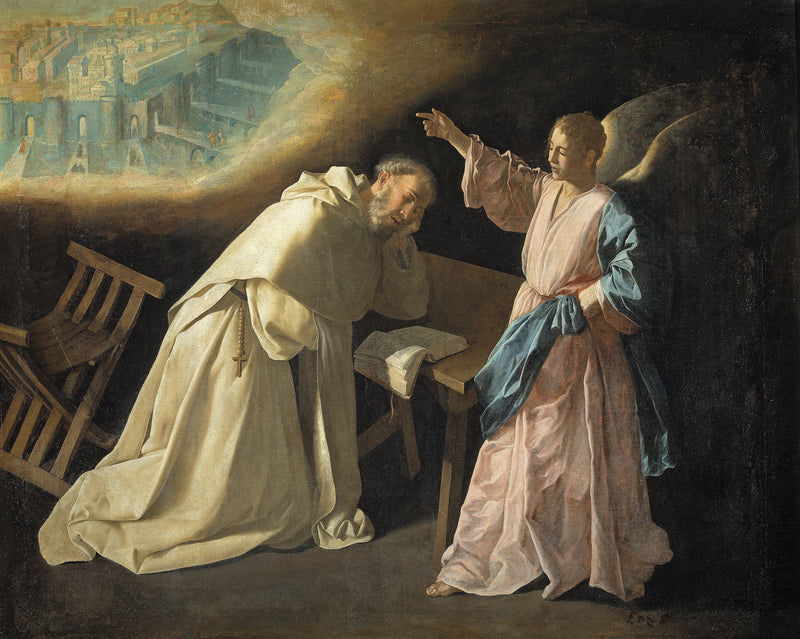 De Visie van Sint-Pieter Nolasque - Francisco de Zurbarán