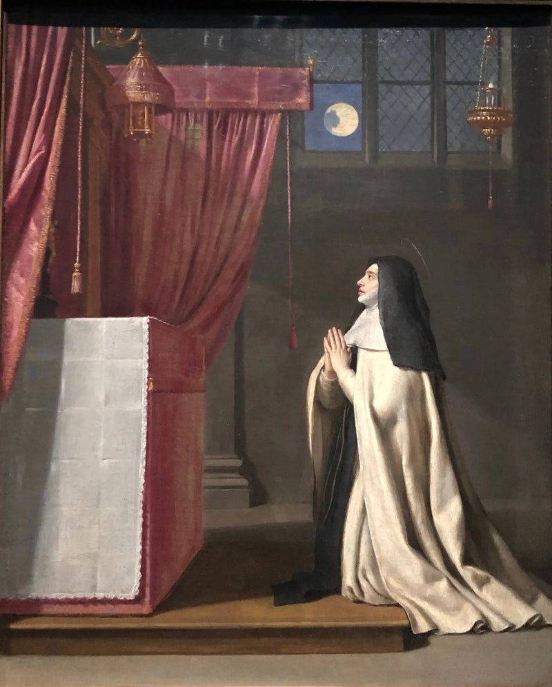De Visie van Sint Julienne van Cornillon - Philippe de Champaigne