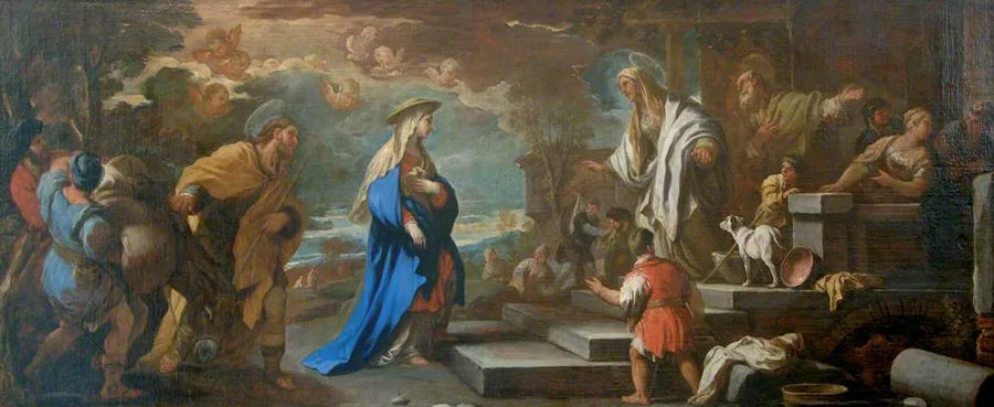 De Bezoeking - Luca Giordano