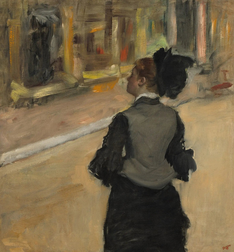 Het bezoek aan het museum - Edgar Degas