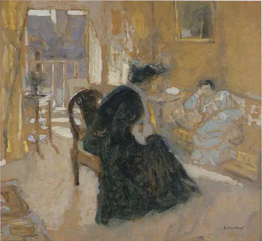 Het bezoek aan mevrouw Hessel - Édouard Vuillard
