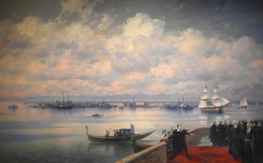Het bezoek van Byron aan de Mekhitaristen op het eiland Surb Ghazar - Ivan Aïvazovski

Source:
La visite de Byron aux Mekhitaristes de l'île de Surb Ghazar - Ivan Aïvazovski