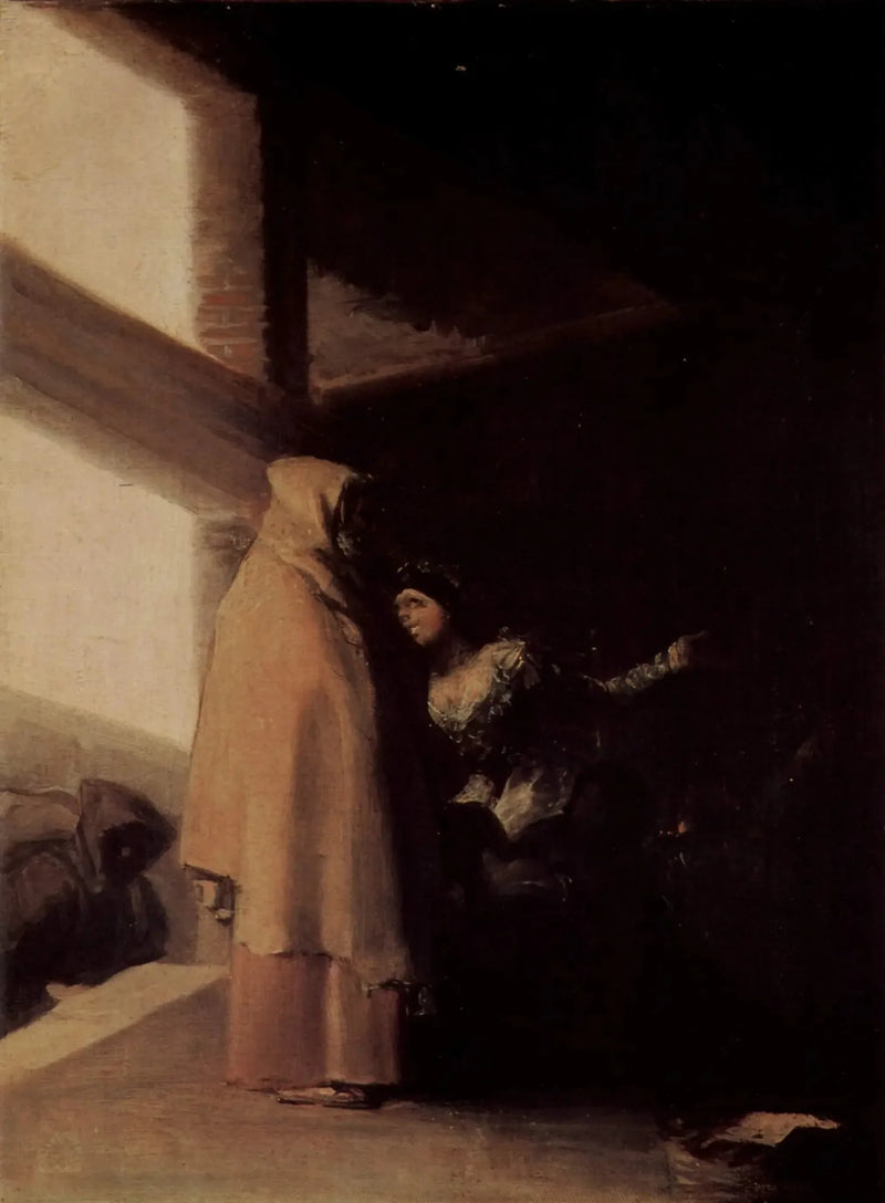 Het bezoek van de broer - Francisco de Goya