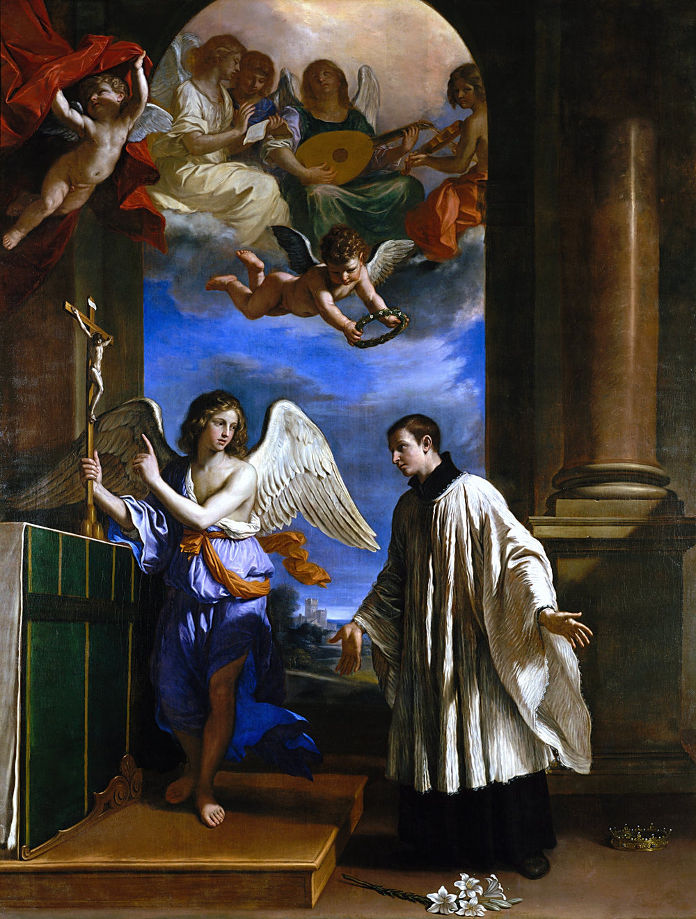 La vocation de saint Louis de Gonzague - Guercino - Alpha Reproduction