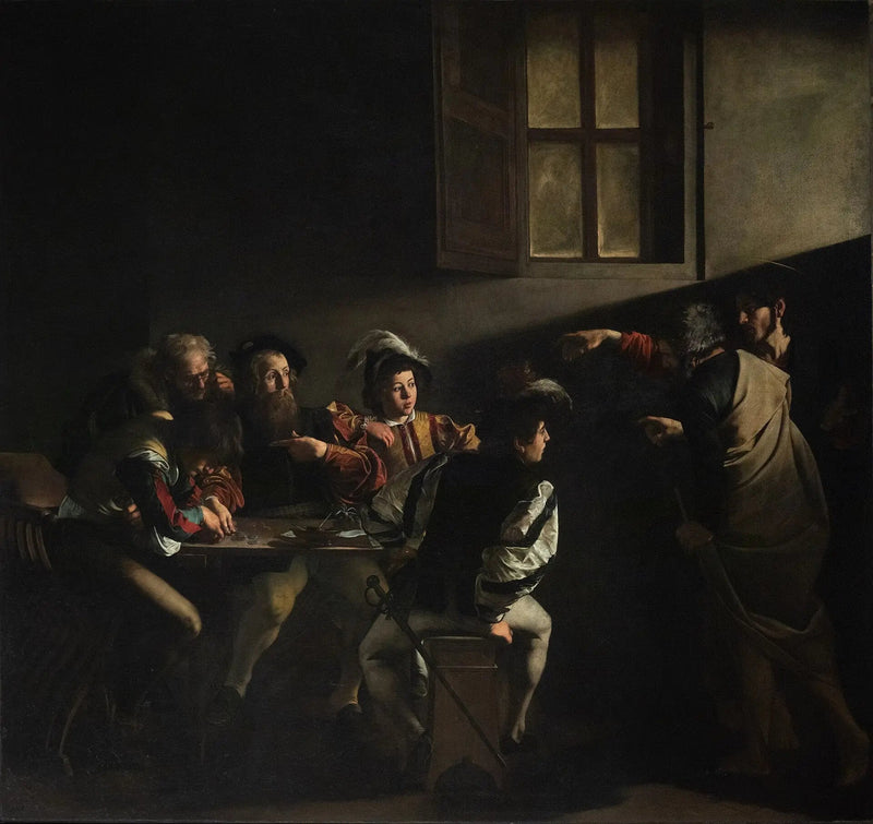 De Beroeping van de heilige Matteüs - Caravaggio