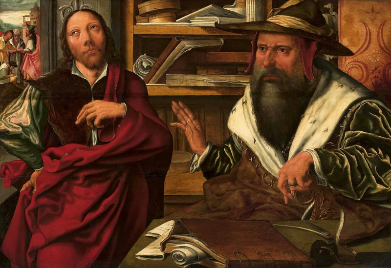 De roeping van Sint Matthijs - Marinus van Reymerswale