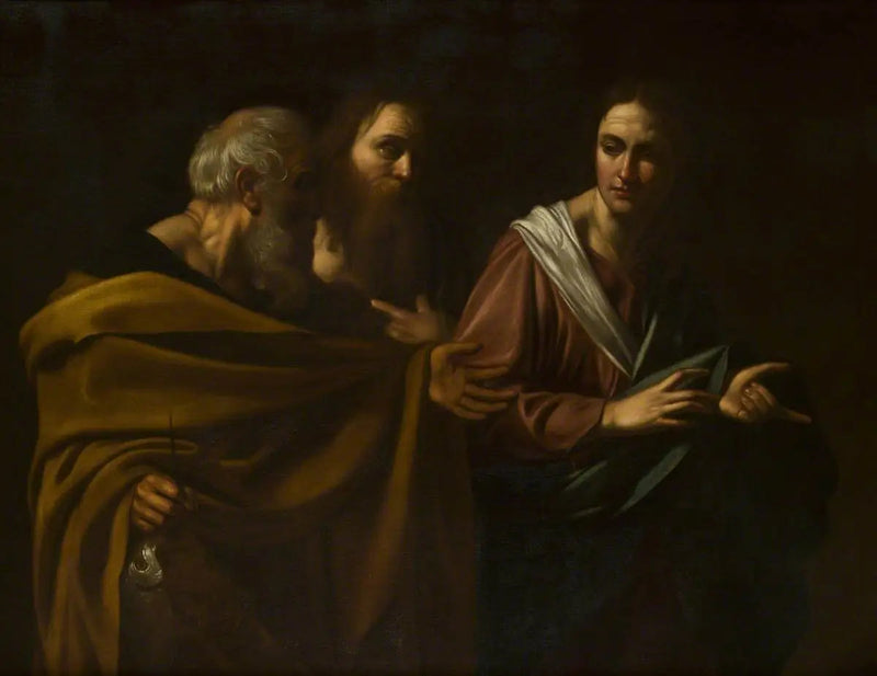 De roeping van de heiligen Petrus en Andreas - Caravaggio
