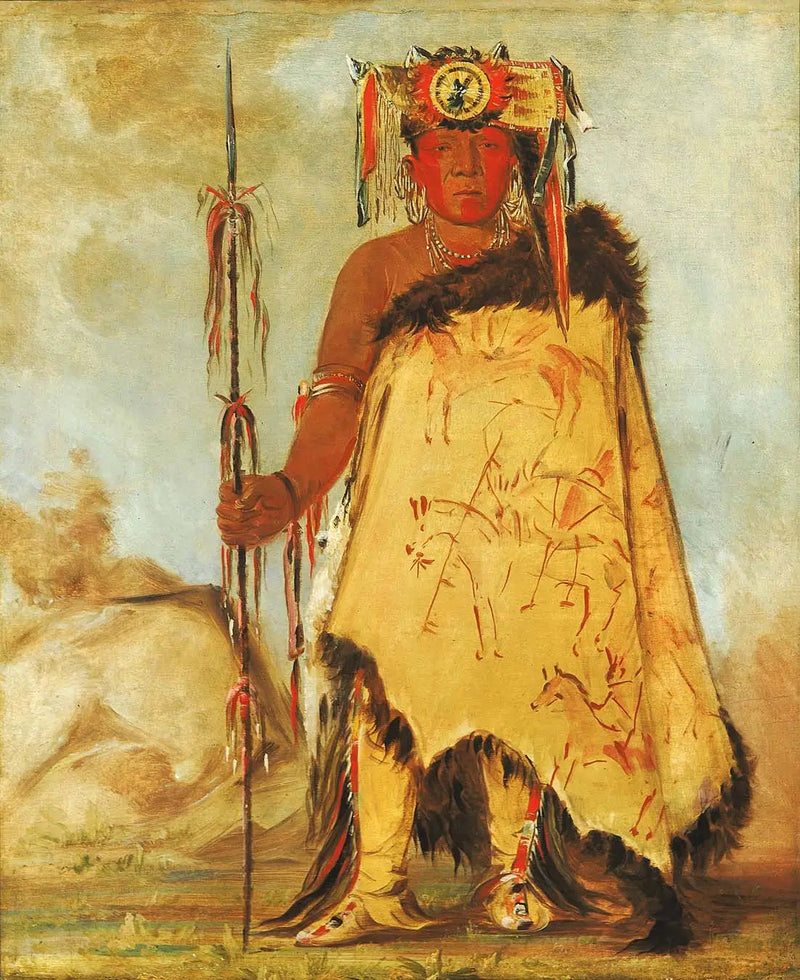 La-wée-re-coo-re-shaw-wee, oorlogshoofd, een Pawnee-republicaan - George Catlin

Source:
La-wée-re-coo-re-shaw-wee, chef de guerre, un Pawnee républicain - George Catlin