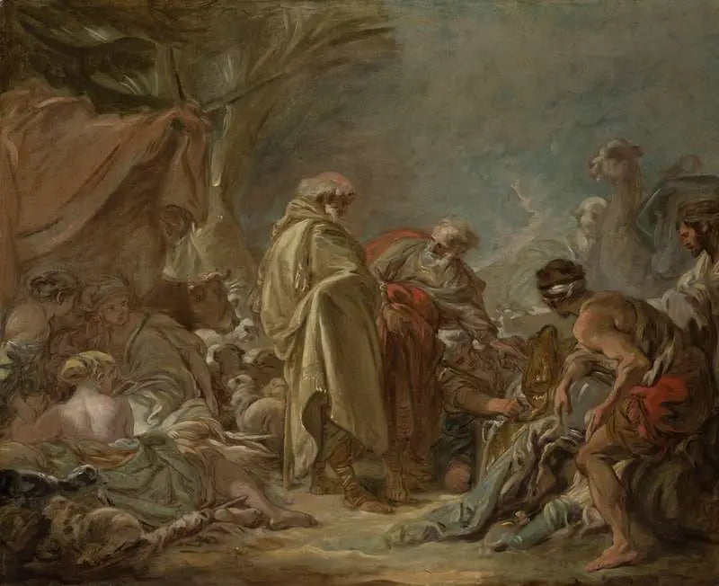 Laban op zoek naar zijn idolen - François Boucher