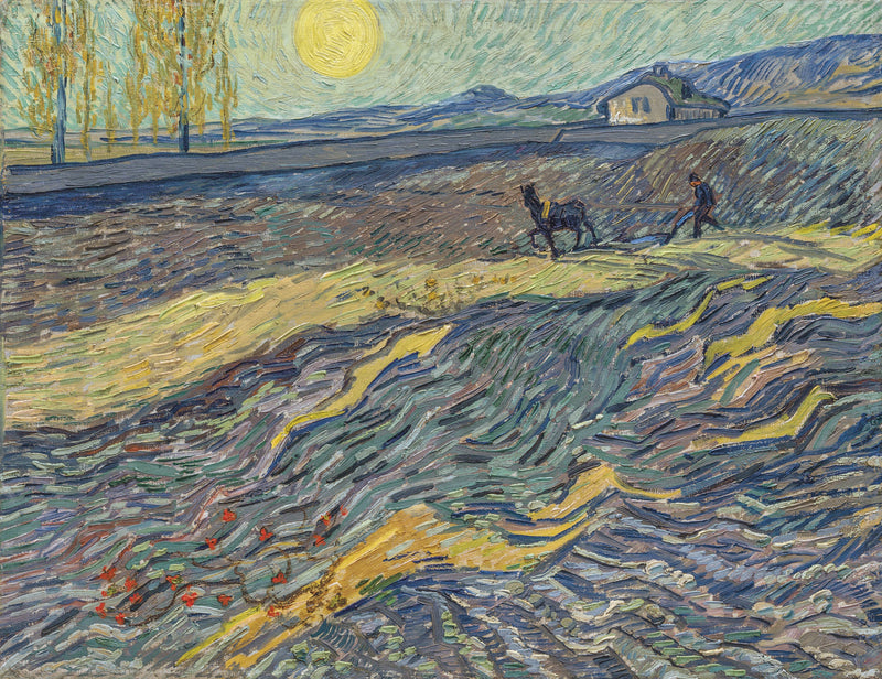 Ploeger op een veld - Vincent van Gogh