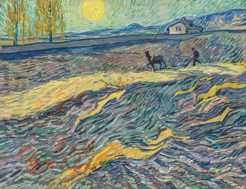 Ploeger op een veld - Vincent van Gogh