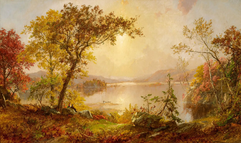 Lac Greenwood, Herfst op de Hudson - Jasper Francis Cropsey
