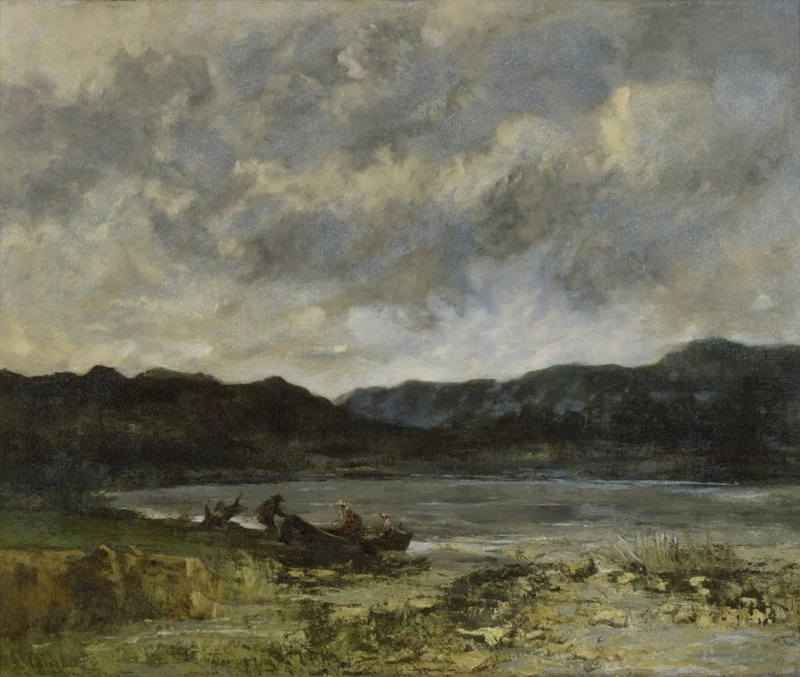 Meer bij Saint-Point - Gustave Courbet