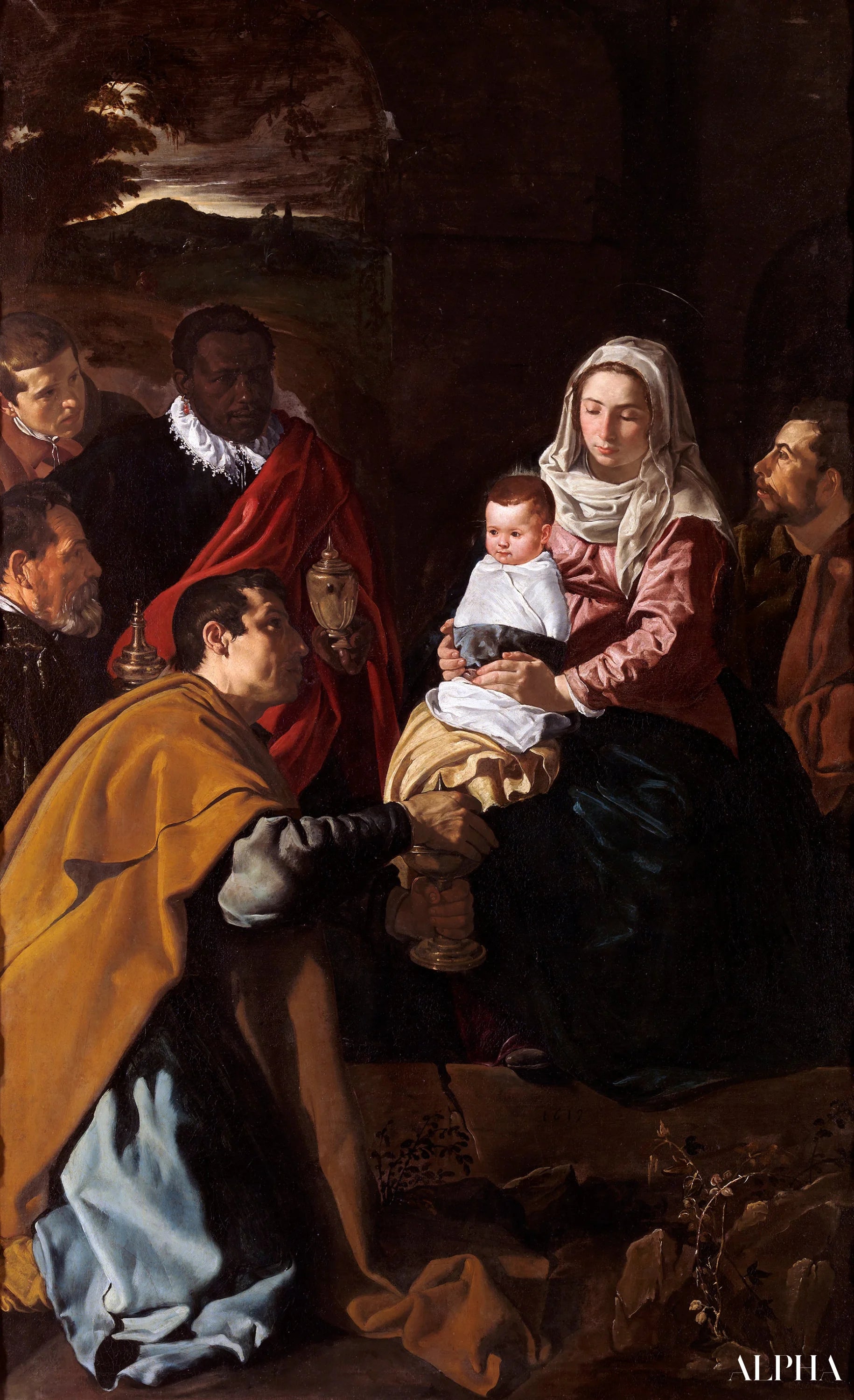 'De aanbidding van de Wijzen - Diego Velázquez - Reproducties van schilderijen en hoogwaardige schilderijen'