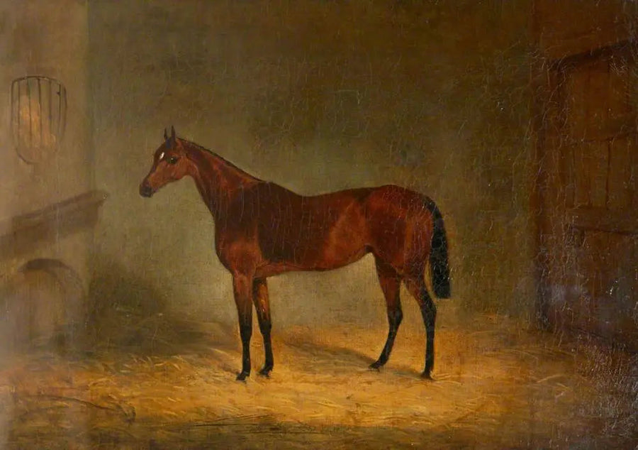 « Lady Liverpool », een vosbruin paard in een stallen - John Frederick Herring, Sr.

Source:
« Lady Liverpool », un cheval bai dans une écurie - John Frederick Herring, Sr.