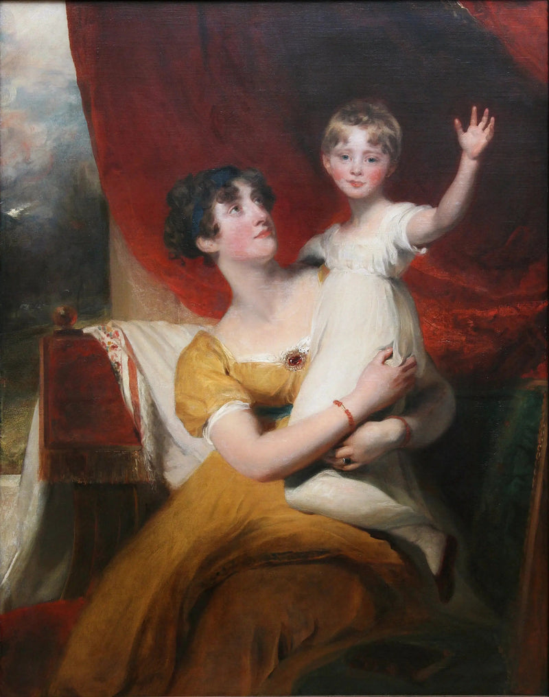 Mevrouw Orde met haar dochter Anne - Thomas Lawrence