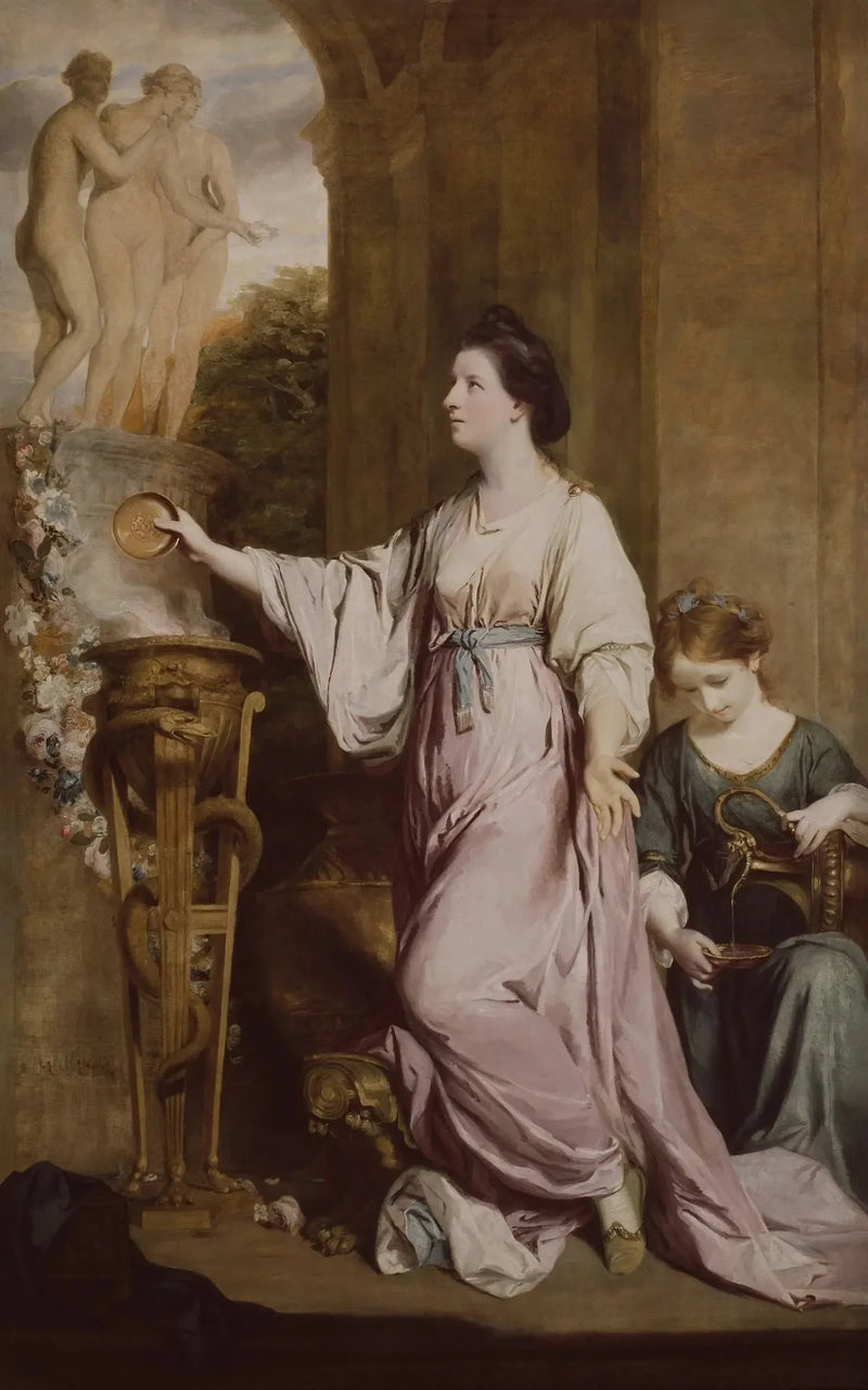 Lady Sarah Bunbury offers aan de genade - Joshua Reynolds

Source:
Lady Sarah Bunbury sacrifiant aux Grâces - Joshua Reynolds