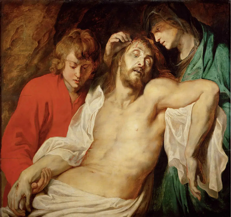 Lamentatie van Christus door Maria en Johannes - Peter Paul Rubens