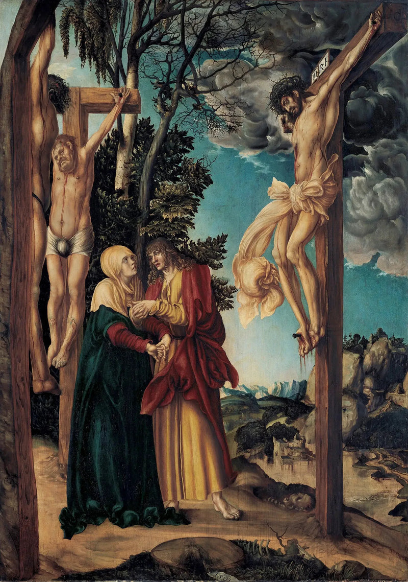 Lamentatie onder het Kruis - Lucas Cranach de Oudere