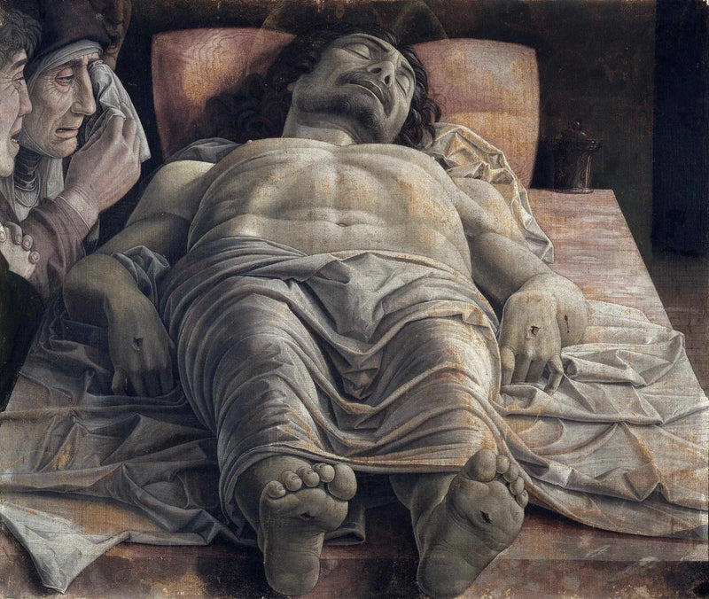 Lamentatie over de gestorven Christus - Andrea Mantegna