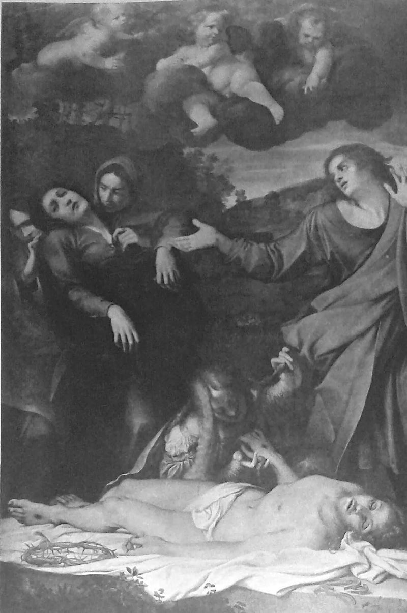 Lamentatie over de gestorven Christus - Annibale Carracci