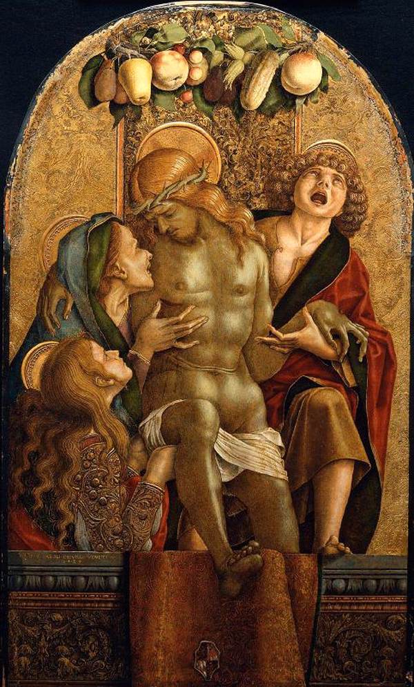 Lamentation sur le Christ mort - Carlo Crivelli - Alpha Reproduction