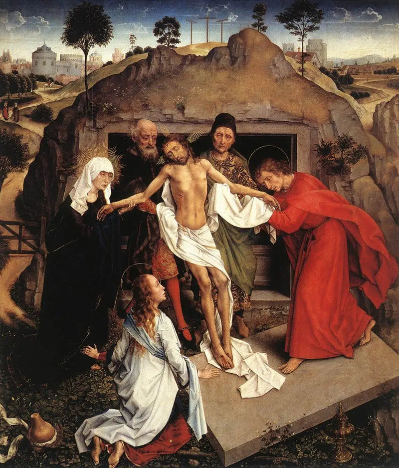 Lamentatie over de gestorven Christus en de begrafenis - Rogier van der Weyden