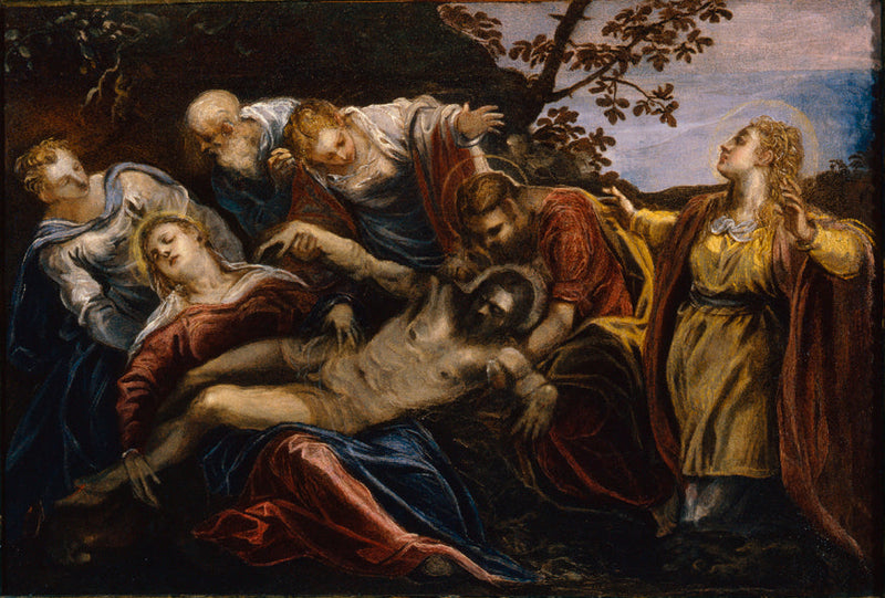 Lamentatie over de gestorven Christus - Jacopo Tintoretto