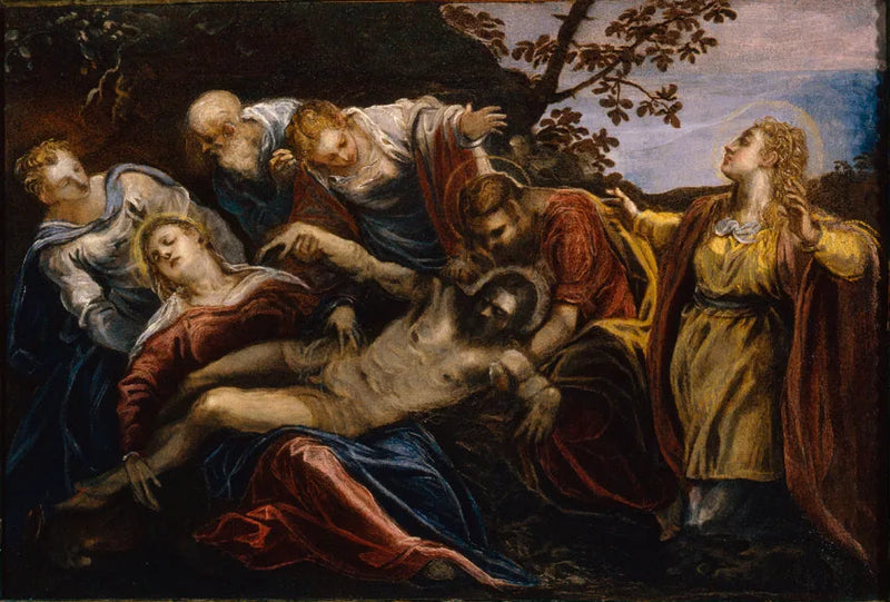 Lamentatie over de gestorven Christus - Jacopo Tintoretto