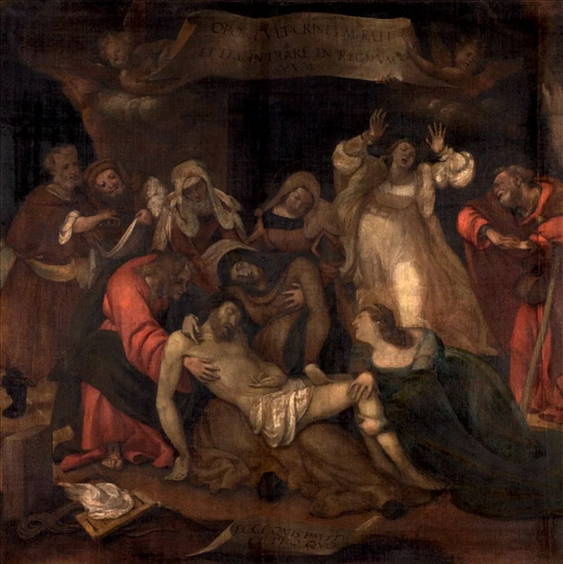 Lamentatie over de gestorven Christus - Lorenzo Lotto