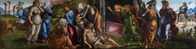 Lamentatie over de gestorven Christus - Luca Signorelli