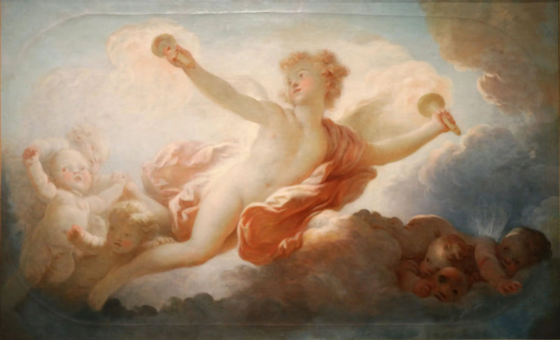 De liefde omhelst het universum - Jean-Honoré Fragonard