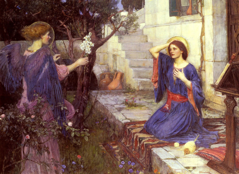 De Aankondiging - John William Waterhouse