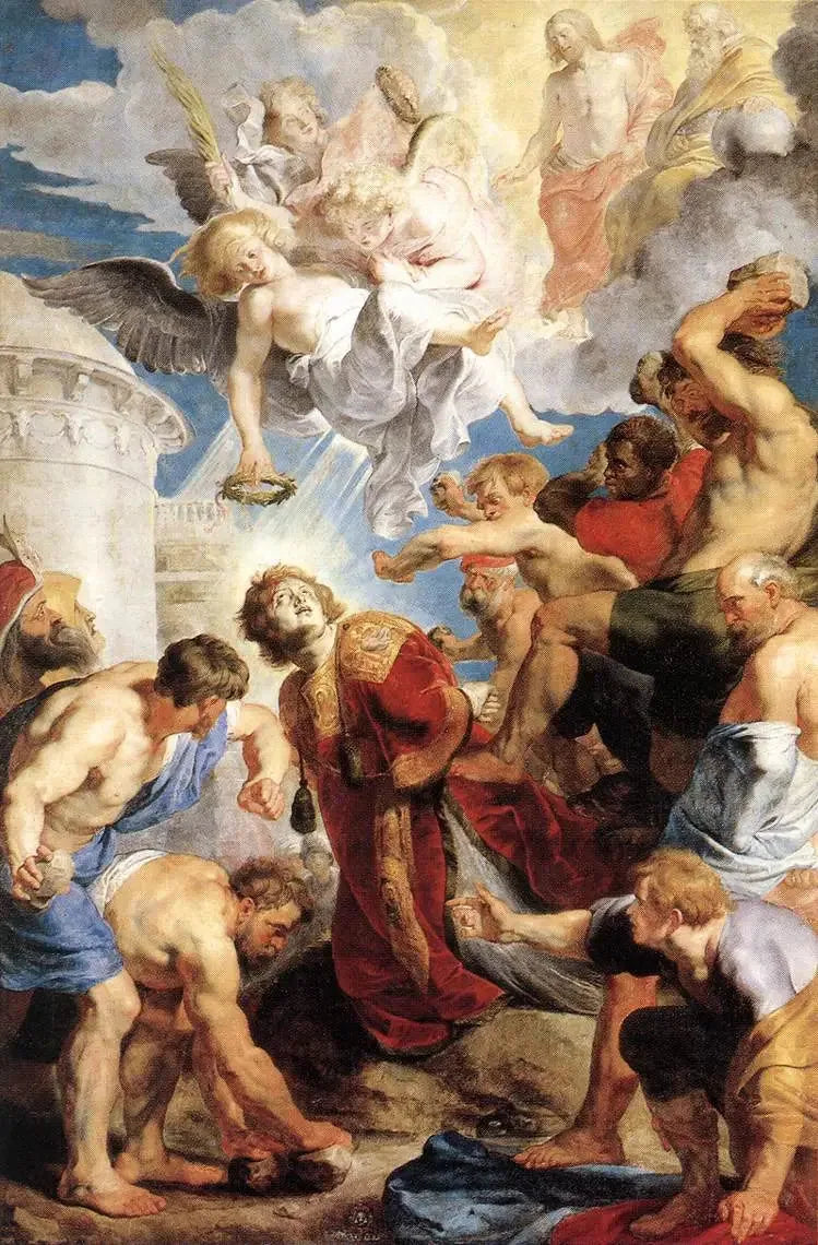 De steniging van Sint-Etienne - Peter Paul Rubens