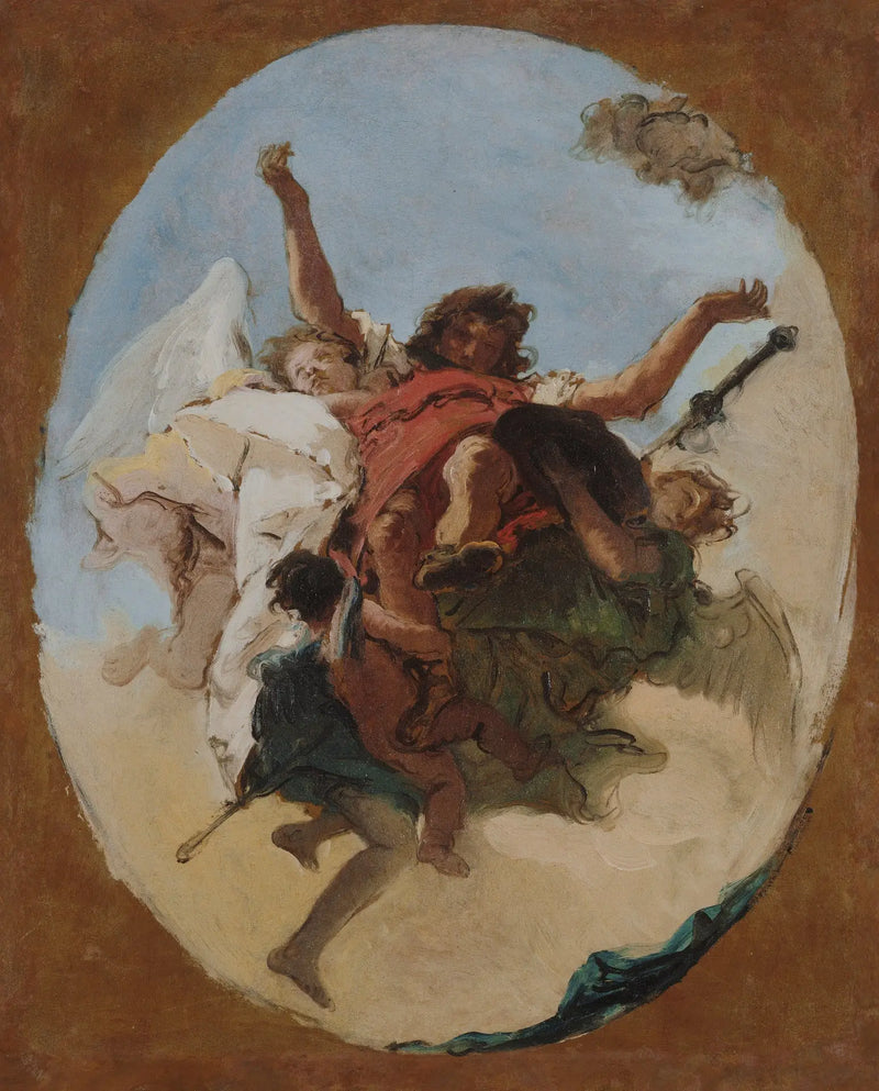 De Apotheose van Sint Rochus - Giovanni Battista Tiepolo
