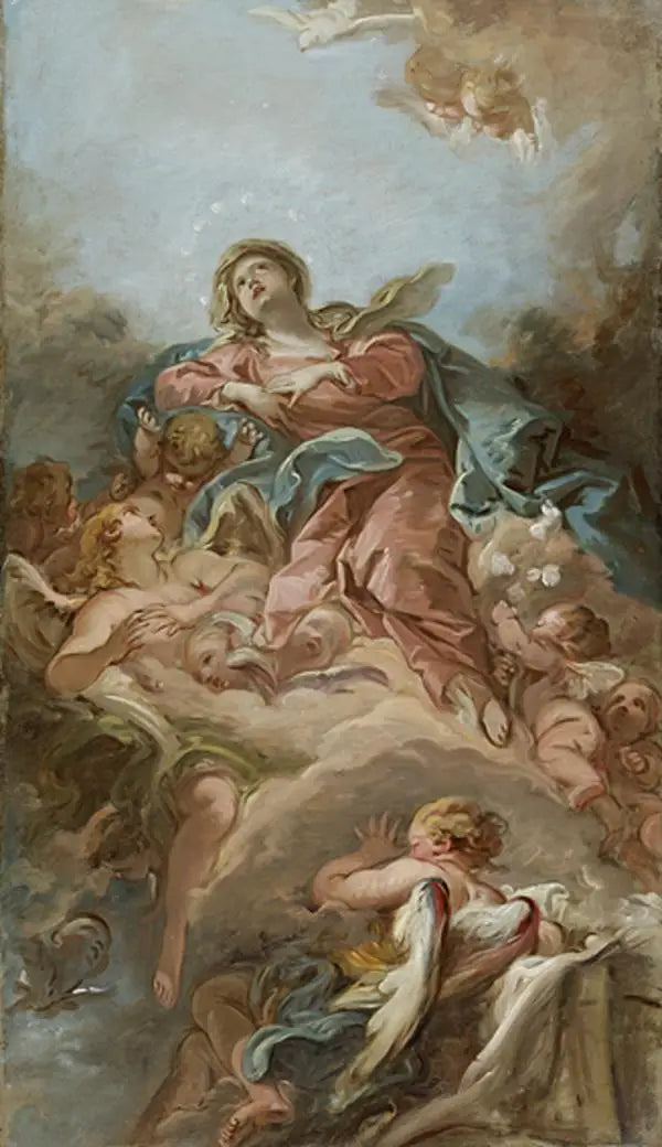 De Aankomst van de Maagd - François Boucher
