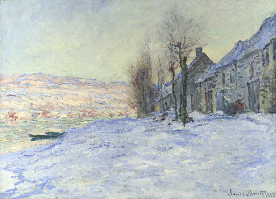 Lavacourt onder de sneeuw W511 - Claude Monet