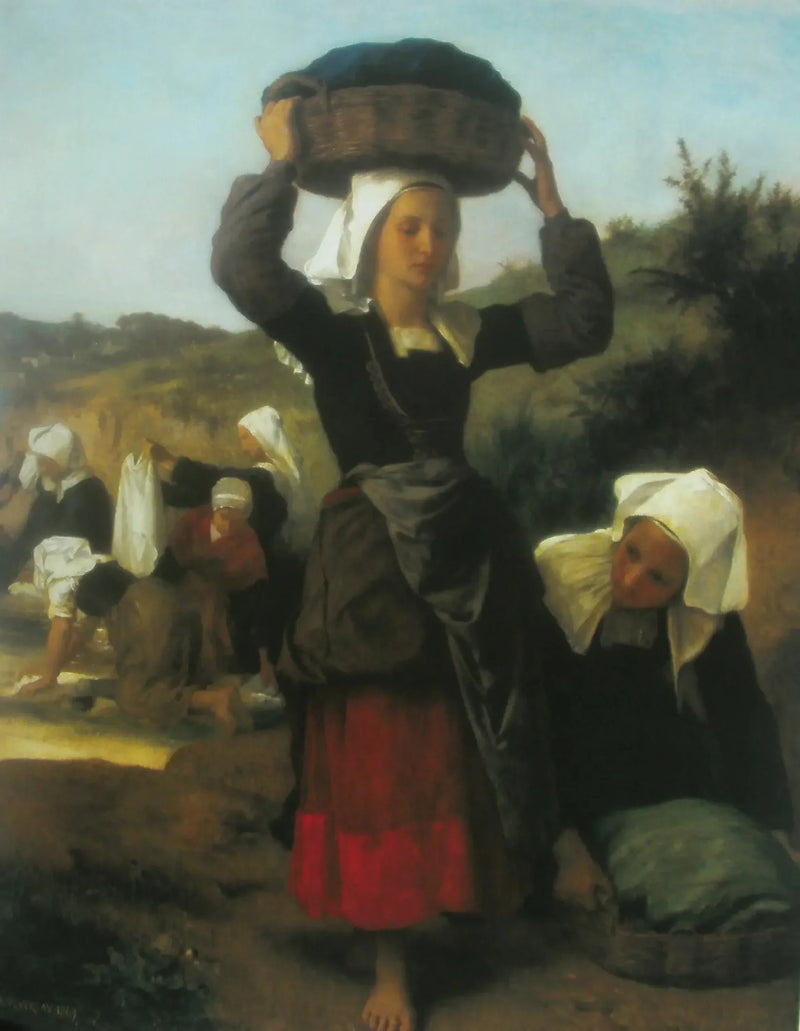Wasvrouwen van Fouesnant - Bouguereau