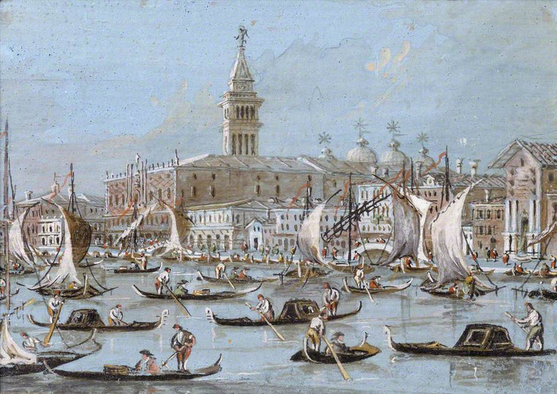 Le Bacino, Venetië - Francesco Guardi