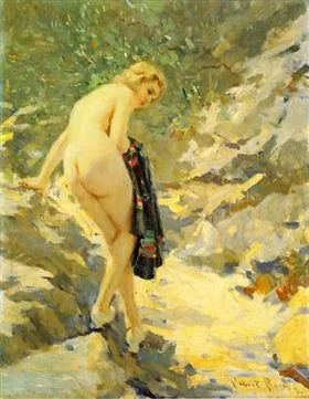 de zwemmer - Robert Lewis Reid