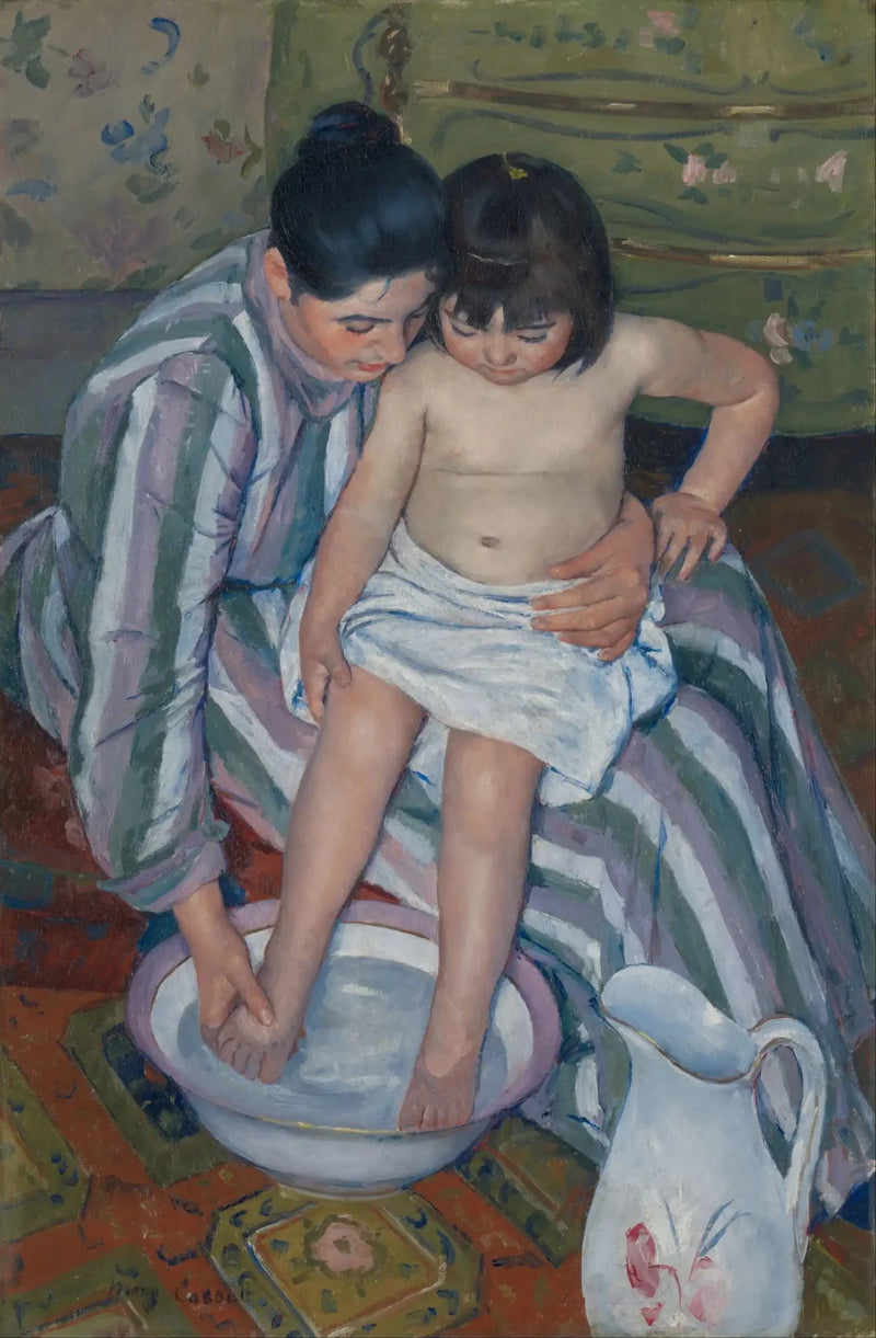 Het Bad - Mary Cassatt